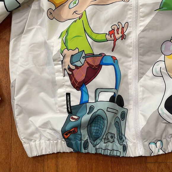 Members Only Nickelodeon Jacket size Large lightweight 2 pockets zip fro… - Picture 7 of 16